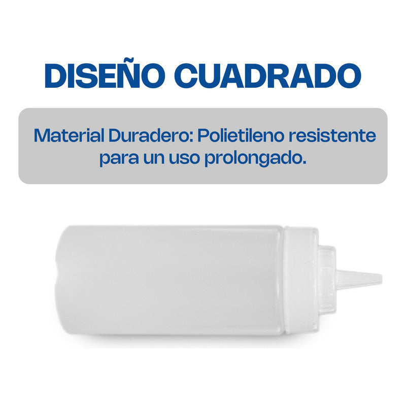 Recipiente Transparente Para Aderezo 12 Oz Recad-12t Transparente