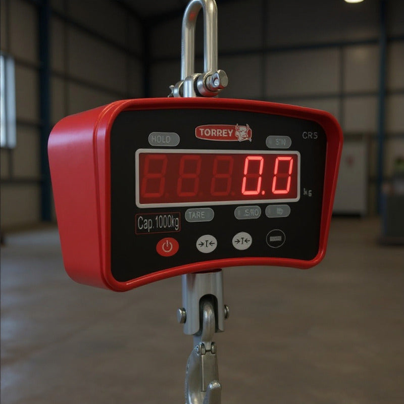 Báscula Industrial Digital Colgante Torrey Crs-1000 Kg