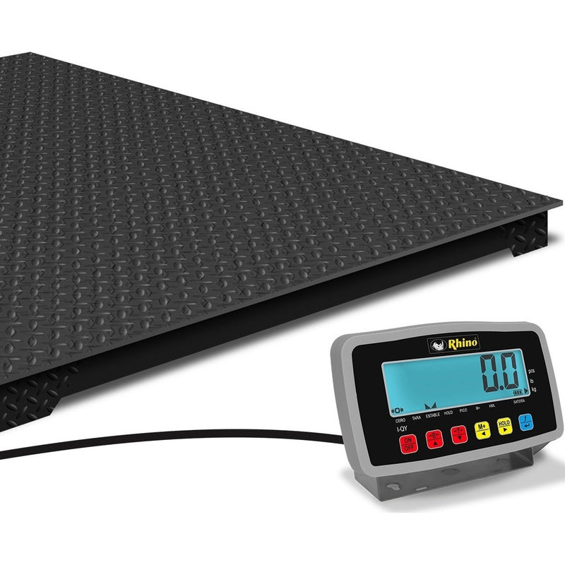 Báscula De Plataforma Plaba-9 De 1000 Kg 90 X 90 Cm Gris