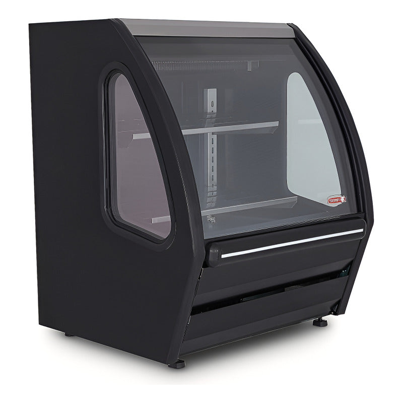Vitrina Refrigerada Torrey Drd3-n Color Negro De 1 Metro Curvo