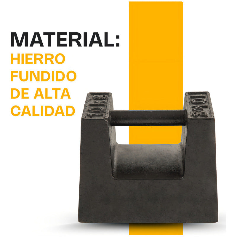 Rhino Pesa-10 Pesa Patrón De Hierrro Fundido 10 Kg