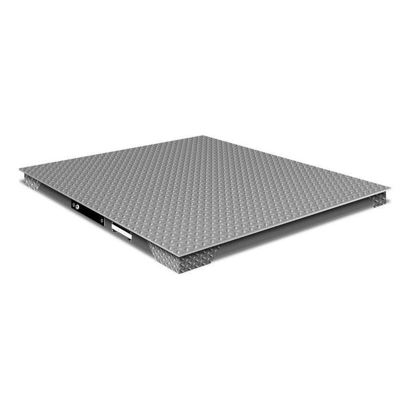 Báscula Industrial Digital Vinson Baper-12 1500kg 120x120cm Pantalla Lcd Gris