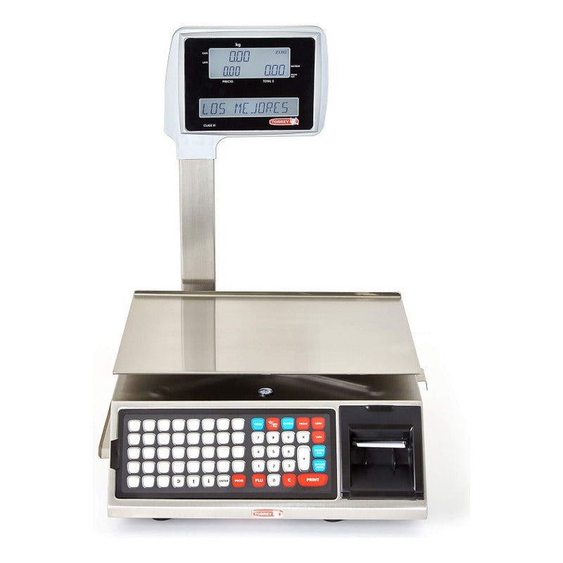 Báscula Etiquetadora Torrey W-label40 Kg A. Inox Conexión Pc