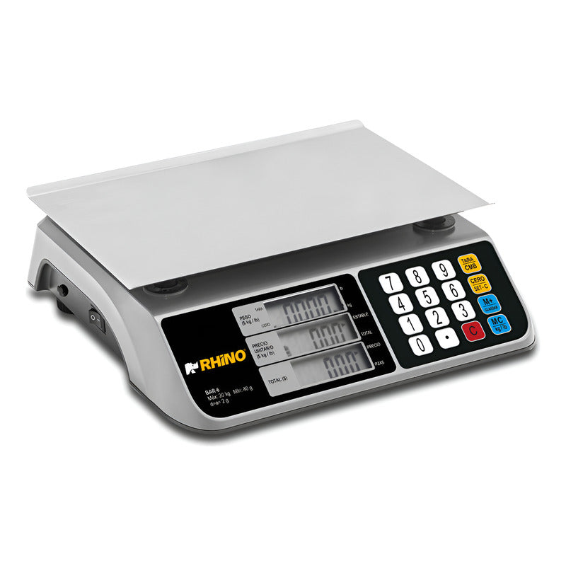 Báscula Comercial Digital Rhino Bar-6 20kg 28 cm X 20 cm