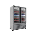Refrigerador Comercial Imbera 2 Puertas Vr-19 Refresquero Color Gris