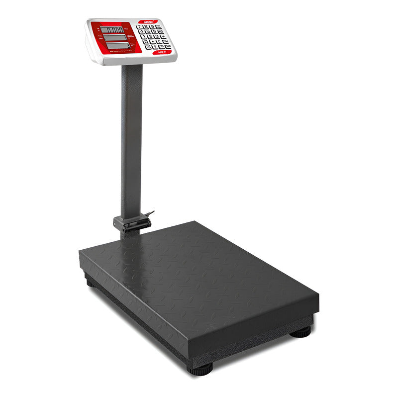 Báscula Digital Comercial Advance Rh 400kg Plataforma Acero Pantalla Led Negro