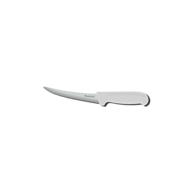 Cuchillo Profesional A. Inox Deshuesador Curvo 6 Pul. Vinson Blanco