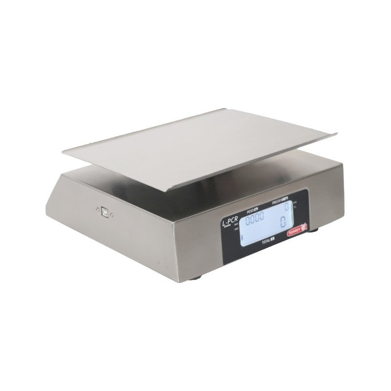 Báscula Digital Torrey Lpcr-20 Acero Inox 20 Kg Usb Reyfri Acero Inoxidable