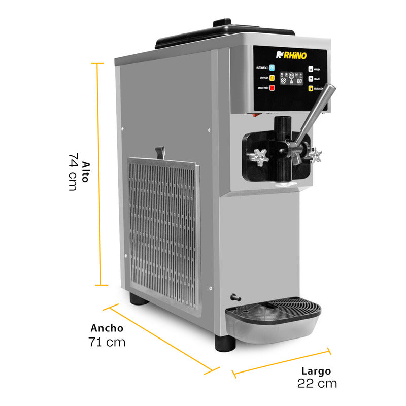 Máquina De Helados Suave De Mostrador Hela-10 Rhino