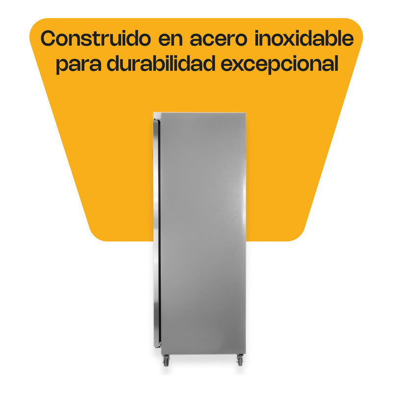 Congelador Vertical Rhino Convesol23 Color Gris 23ft Gris