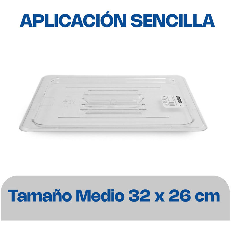 Tapa De Inserto Medio Policarbonato Caledonia Tamepo-com Transparente Tapa