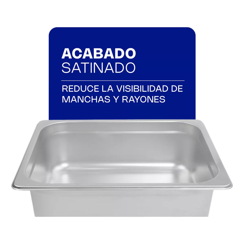 Inserto Medio De Acero Inoxidable Caledonia Inam-4 Gris