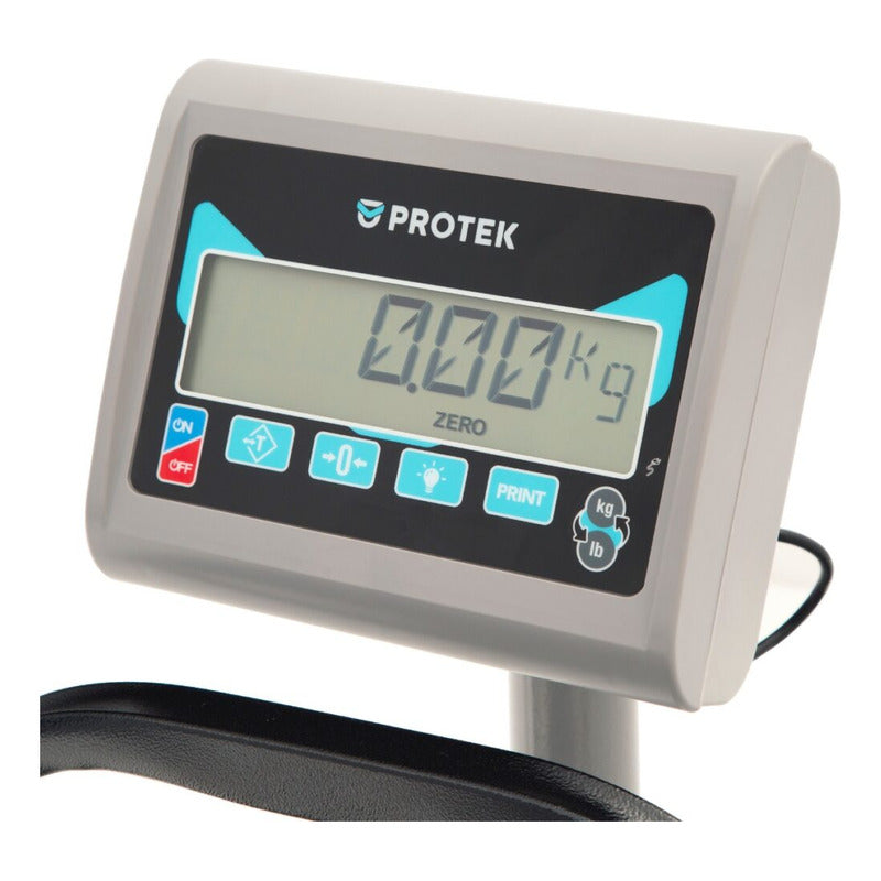 Báscula Comercial Digital Protek Bpk-200 Kg Con Mástil 127v