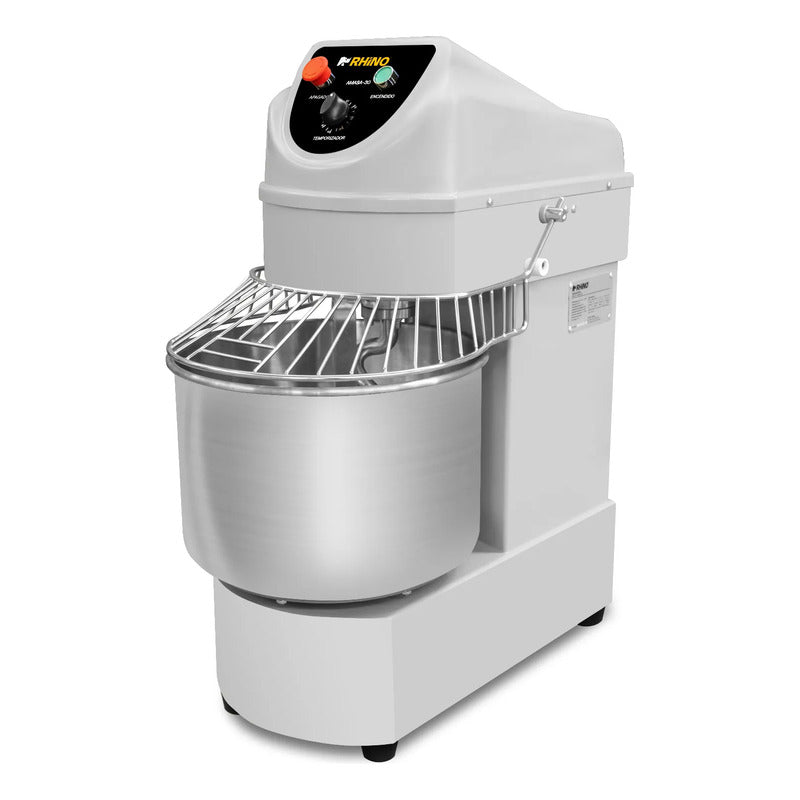 Amasadora Comercial Rhino Amasa-30 Lts 2hp Capacidad 13kg