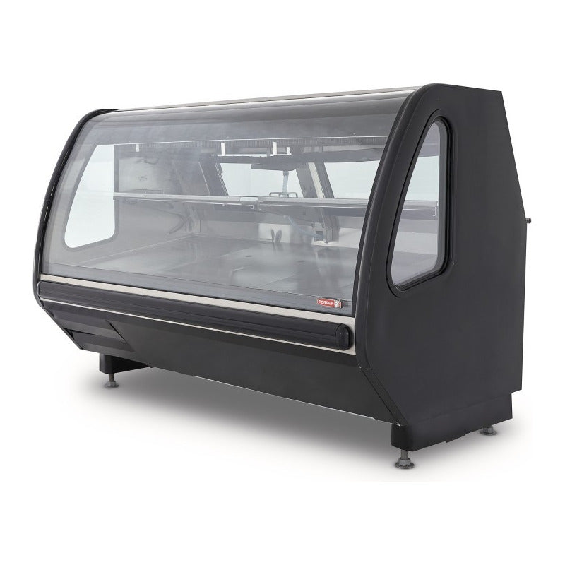 Vitrina Carnicera Torrey Vca200-n Color Negro De 2 Metros Curvo