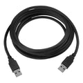 Cable Cruzado Usb Rhino De Macho A Macho 0.5m Color Negro Negro