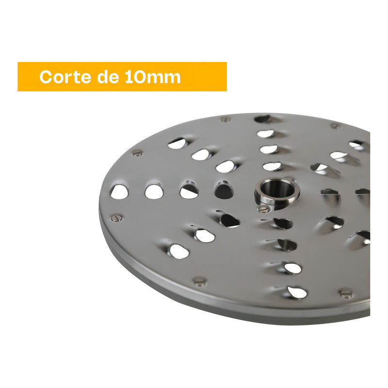 Discos Para Procesador De Alimentos De 10 Mm Dipro-ra-10 Color Gris