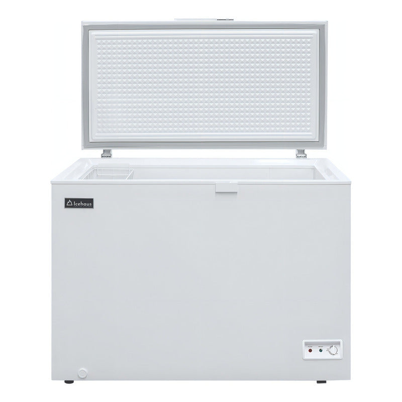 Congelador Horizontal Tapa Cofre 10 Pies Icehaus Rbanda Color Blanco