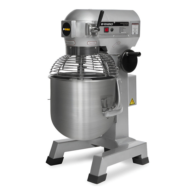 Batidora Planetaria Rhino 27 Litros Bati-30 5.25kg Amasado  - Plata - 60 Hz