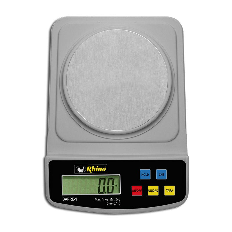 Báscula Digital Rhino Bapre Hasta 1 1kg Gris
