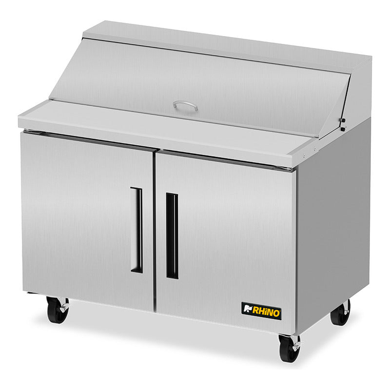 Mesa Refrigerada Bajo Barra Rhino Mersal-48 A.inox 0°c A 4°c