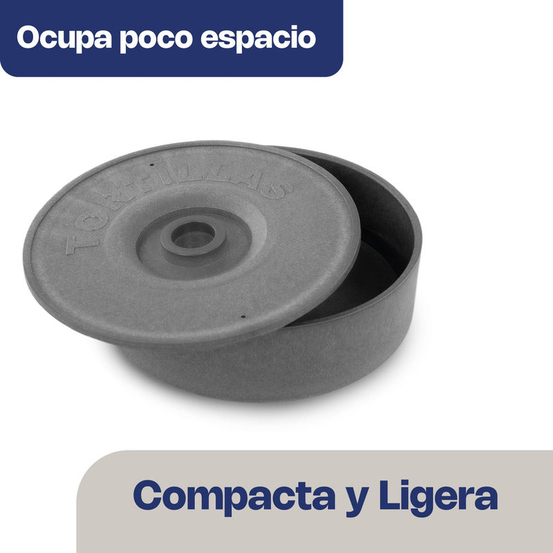 Tortillera, Panera Caledonia 21 X 6 Cm Torti-21 Gris Torti-21