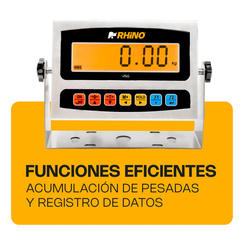 Indicador Para Bascula A Prueba De Agua Rhino I-pag Gris