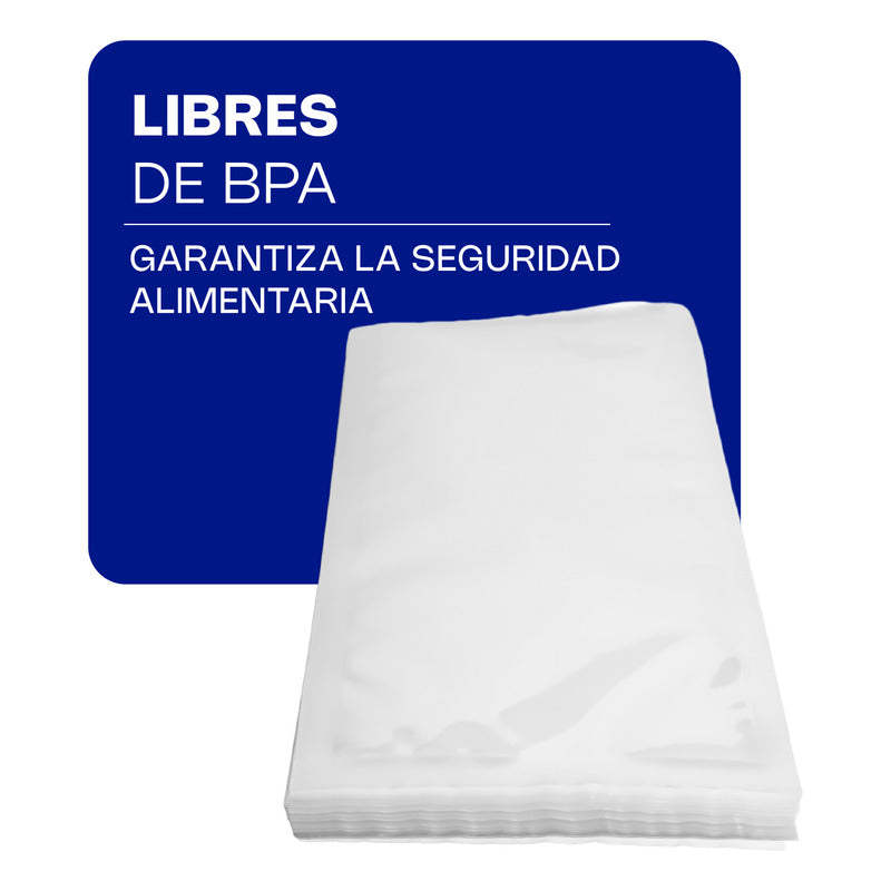 100 Bolsas Para Empaque Al Vacio 15 X 30 Cm Bovac-30 Rhino