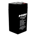 Batería Para Bascula Digital Rhino Bat-4vr 4v/4ah  Negro