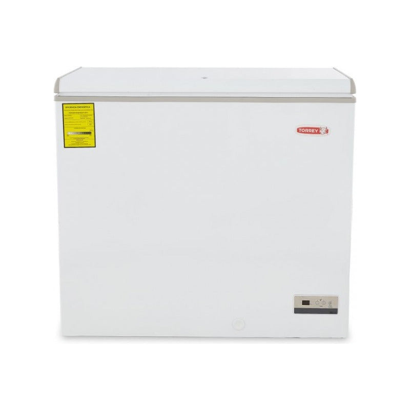 Congelador Cofre Torrey Chtc-75d 7.5 Pies Control Digital Blanco