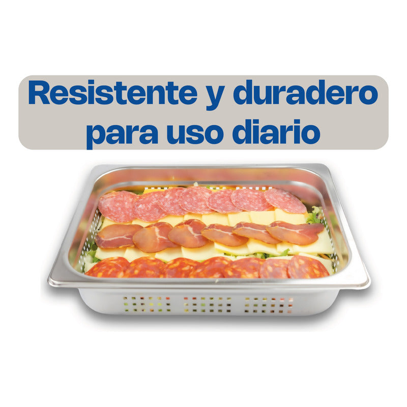 Inserto Acero Inox Perforado Medio 2.5  Inapem-2.5
