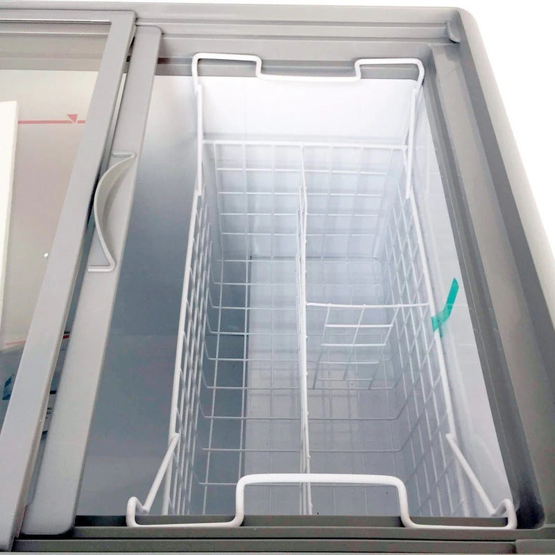 Congelador Horizontal Torrey Tapa De Cristal Plano Chc-110pr Blanco