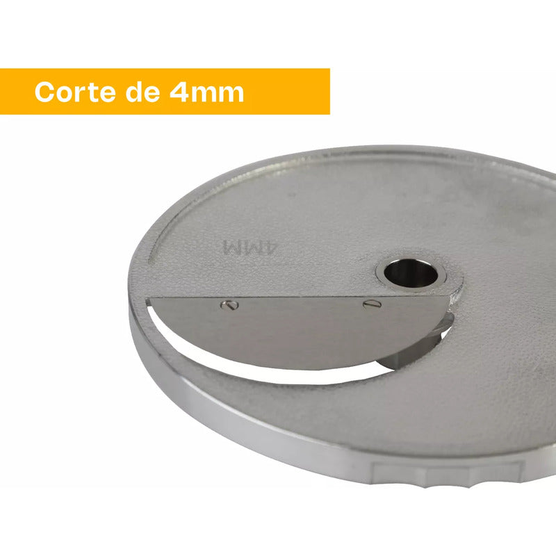 Disco De Rebanado 4 Mm Para Procesador Rhino Dipro-re-4 Gris Oscuro