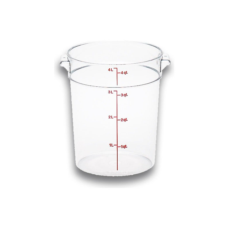 Recipiente Policarbonato Redondo 4 Qt Caledonia Repore-4