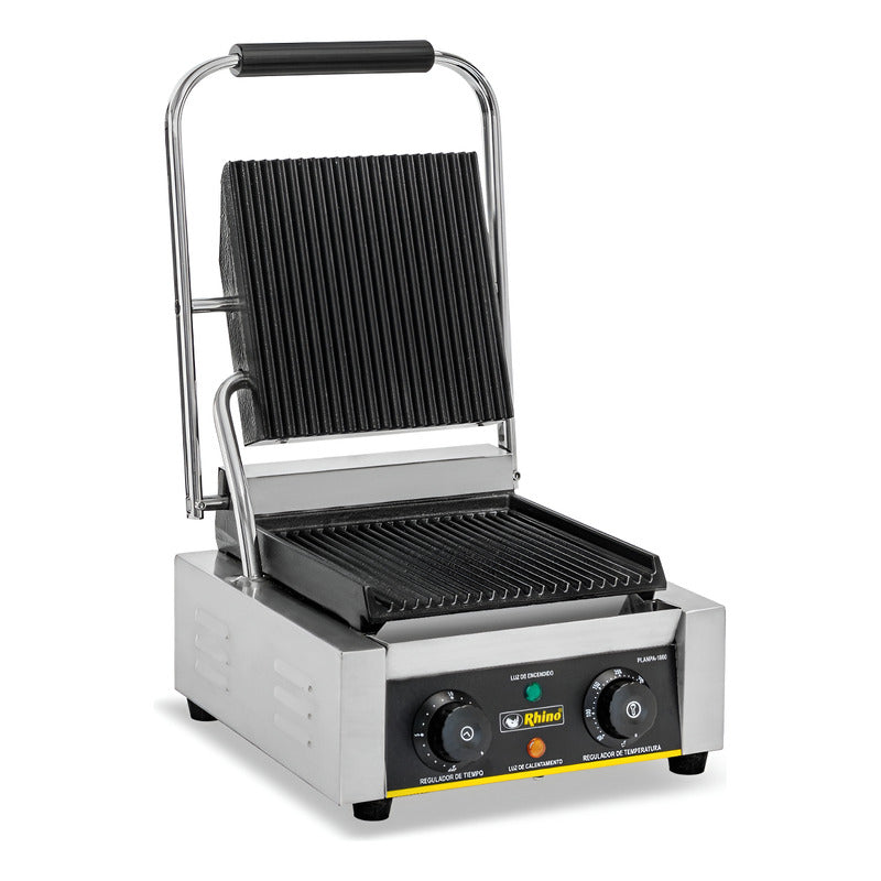 Asador Eléctrico Rhino Planpa-1800 110v Acero Inoxidable Acero Inoxidable